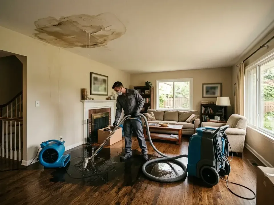 attic-pipe-burst-ceiling-drip-008 — frequently asked questions, Water Damage Restoration & Carpet Care in Palos Park, IL